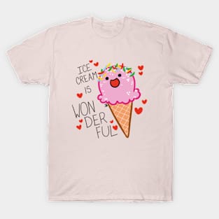 Ice Cream is Wondeful T-Shirt